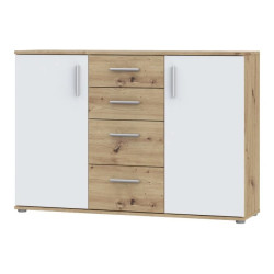 Komoda 2D4S NET106 KLK231-C830 Dąb Artisan/Biały Meble Forte
