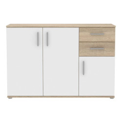 Komoda 3D2S NET106 IKLK232-Q45F Dąb Sonoma/Biały Meble Forte