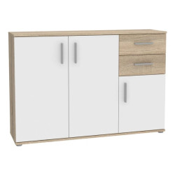 Komoda 3D2S NET106 IKLK232-Q45F Dąb Sonoma/Biały Meble Forte