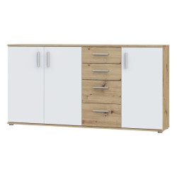 Komoda 3D4S NET106 IKLK241-C830 Dąb Artisan/Biały Meble Forte