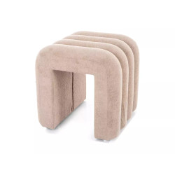 Pufa Tica ciemny beż tap.253 (40x40x38)