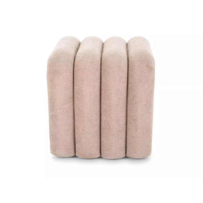 Pufa Tica ciemny beż tap.253 (40x40x38)