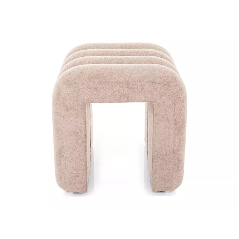 Pufa Tica ciemny beż tap.253 (40x40x38)