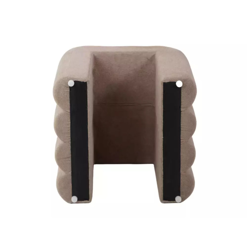 Pufa Tica ciemny beż tap.253 (40x40x38)