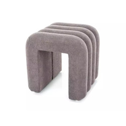 Pufa Tica szary tap.254 (40x40x38)