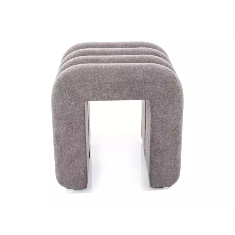 Pufa Tica szary tap.254 (40x40x38)