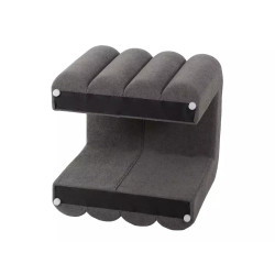 Pufa Tica szary tap.254 (40x40x38)