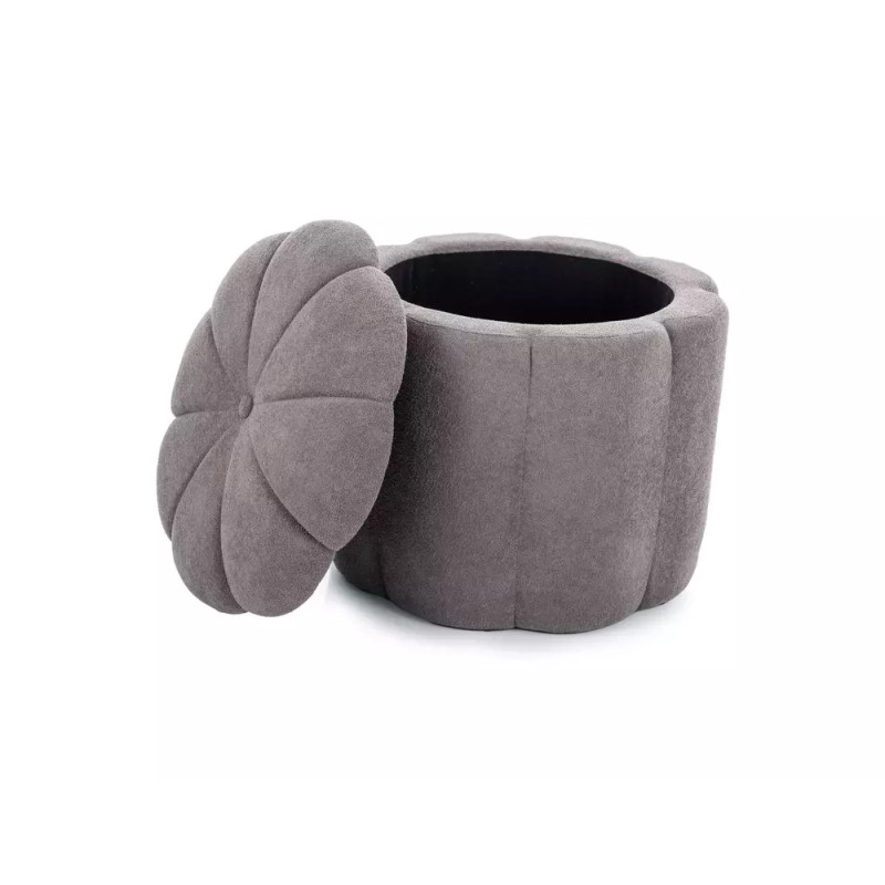 Pufa Tup z pojemnikiem szary tap.254 (40x45)