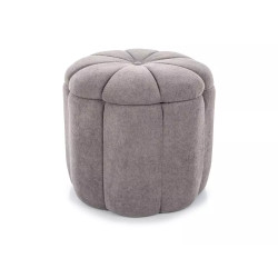 Pufa Tup z pojemnikiem szary tap.254 (40x45)