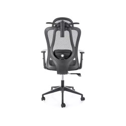 Fotel obrotowy Q-080 czarny (z wieszakiem)