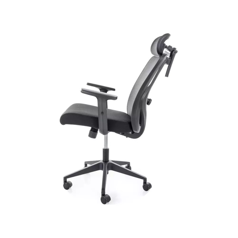 Fotel obrotowy Q-080 czarny (z wieszakiem)