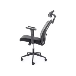 Fotel obrotowy Q-080 czarny (z wieszakiem)