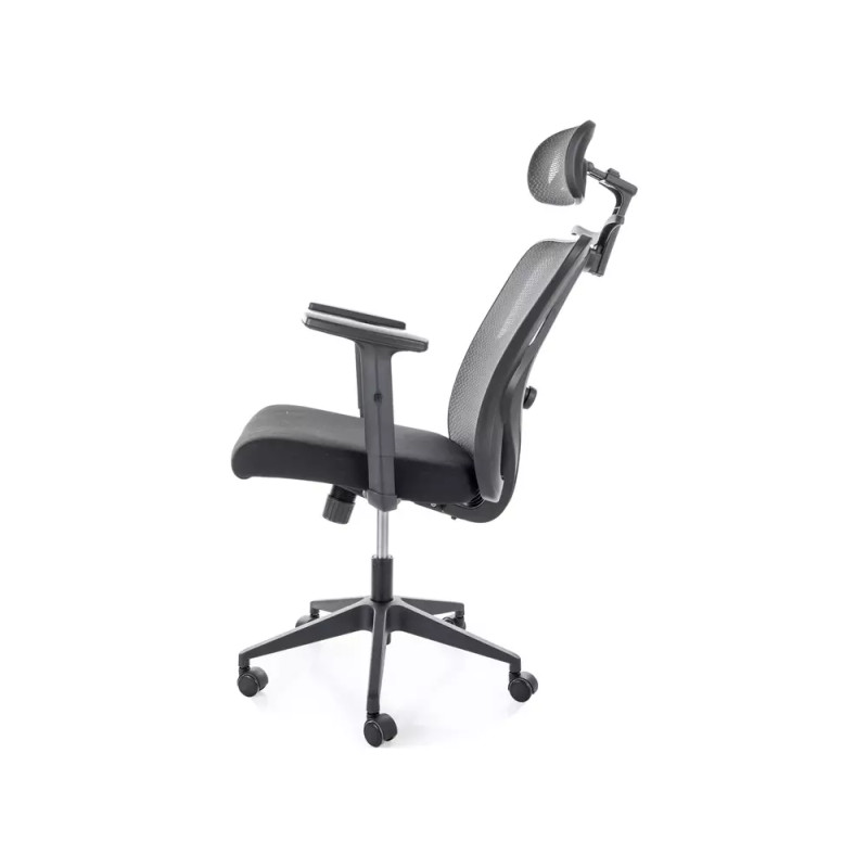 Fotel obrotowy Q-080 czarny (z wieszakiem)