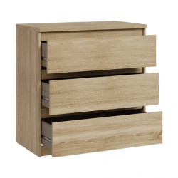 Komoda 3S Chelsea CHLK23-D30F Dąb Sonoma Meble Forte