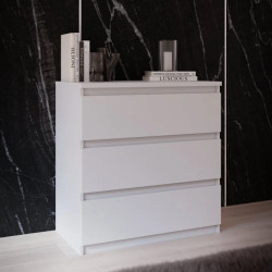 Komoda 3S Chelsea CHLK23-U42 Biały Meble Forte