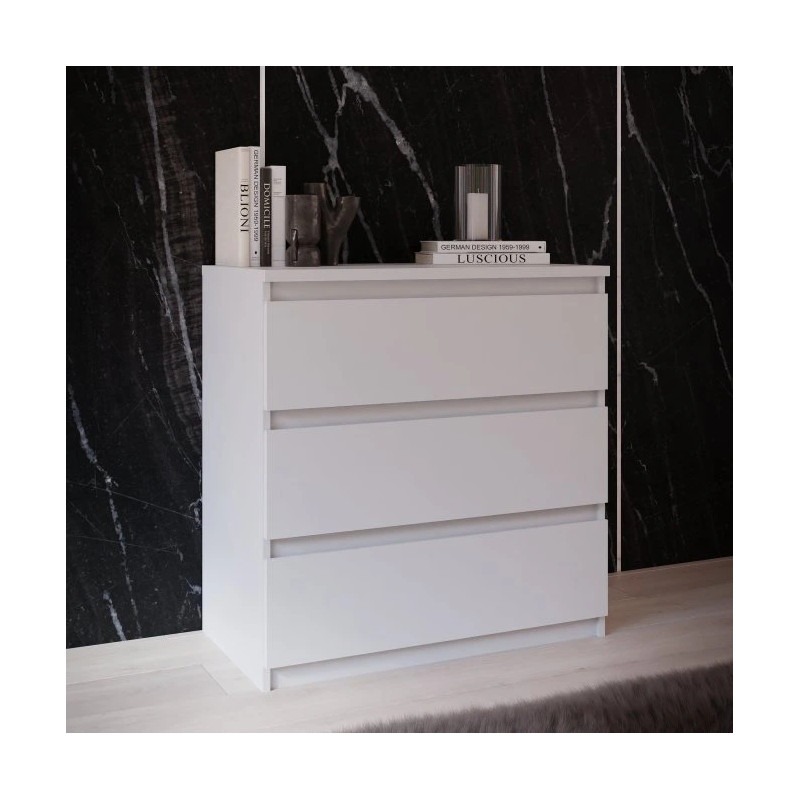 Komoda 3S Chelsea CHLK23-U42 Biały Meble Forte