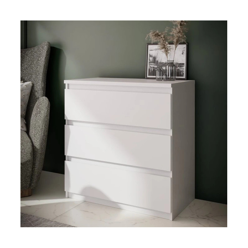 Komoda 3S Chelsea CHLK23-U42 Biały Meble Forte