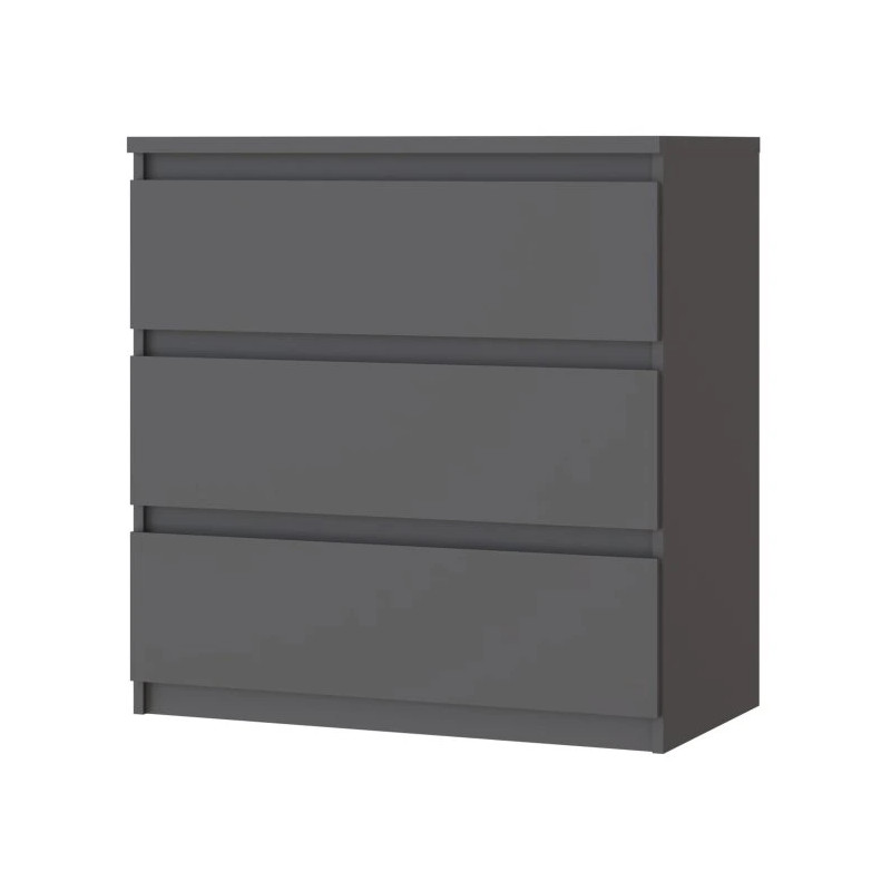 Komoda 3S Chelsea CHLK23-U27S Wolfram szary Meble Forte