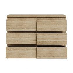 Komoda 6S Chelsea CHLK24-D30F Dąb Sonoma Meble Forte