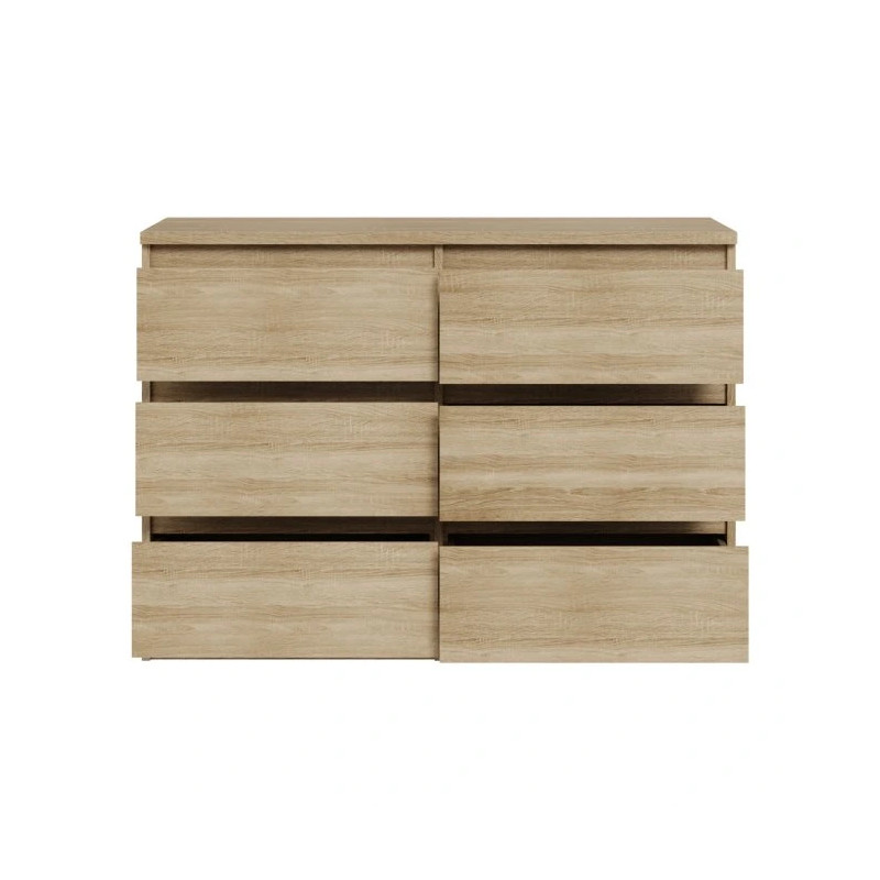 Komoda 6S Chelsea CHLK24-D30F Dąb Sonoma Meble Forte