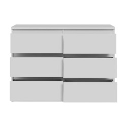 Komoda 6S Chelsea CHLK24-U42 Biały Meble Forte