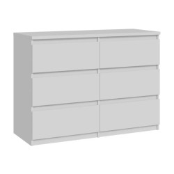 Komoda 6S Chelsea CHLK24-U42 Biały Meble Forte