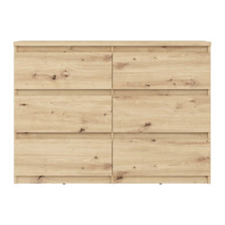 Komoda 6S Chelsea CHLK24-D78 Dąb Artisan Meble Forte