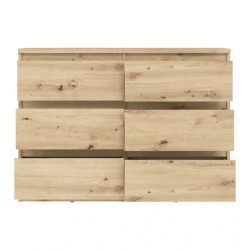 Komoda 6S Chelsea CHLK24-D78 Dąb Artisan Meble Forte