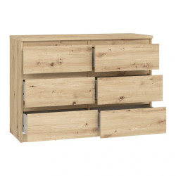 Komoda 6S Chelsea CHLK24-D78 Dąb Artisan Meble Forte