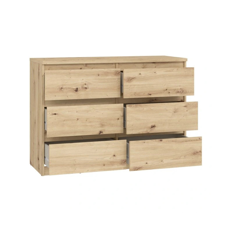 Komoda 6S Chelsea CHLK24-D78 Dąb Artisan Meble Forte