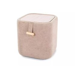 Pufa Nap z pojemnikiem ciemny beż tap.253 (42x37)