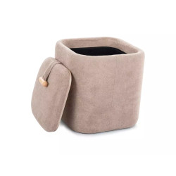Pufa Nap z pojemnikiem ciemny beż tap.253 (42x37)