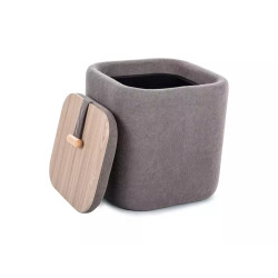 Pufa Nap z pojemnikiem szary tap.254 (42x37)