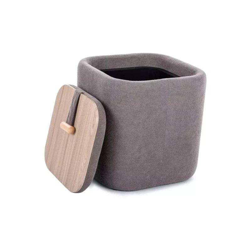 Pufa Nap z pojemnikiem szary tap.254 (42x37)