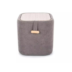 Pufa Nap z pojemnikiem szary tap.254 (42x37)