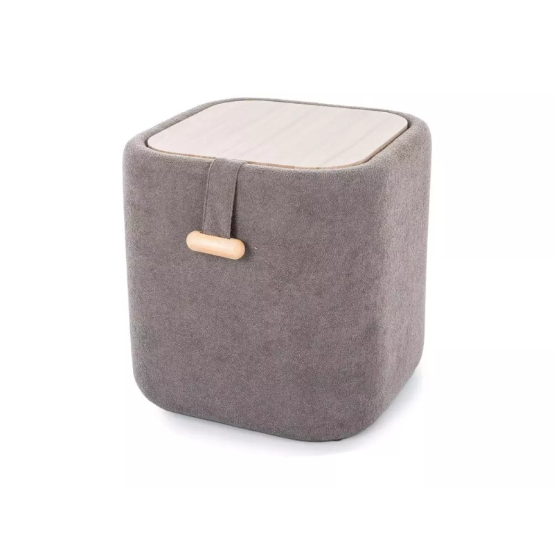 Pufa Nap z pojemnikiem szary tap.254 (42x37)