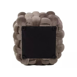 Pufa Faris Velvet ciemny beż tap.251 (41x45)