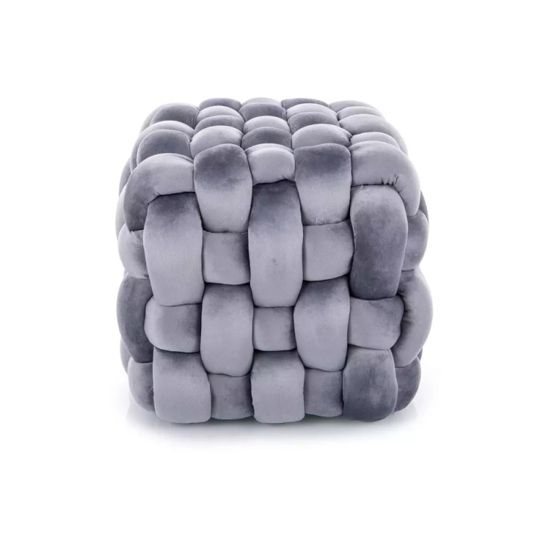 Pufa Faris Velvet szary tap.252 (41x45)