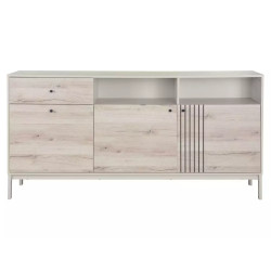 Komoda Frost K1 off white/dąb alpejski (90x40x180)