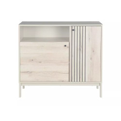 Komoda Frost K2 off white/dąb alpejski (90x40x100)