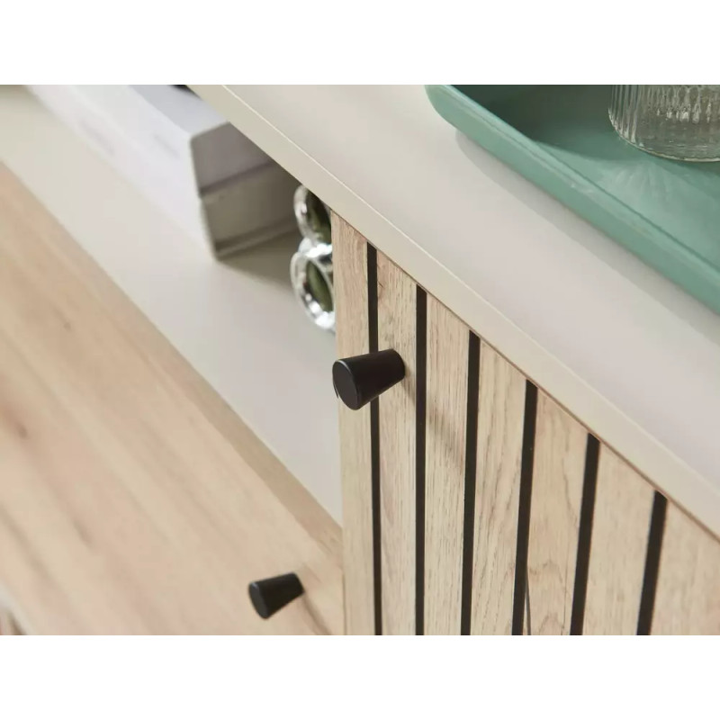 Komoda Frost K2 off white/dąb alpejski (90x40x100)