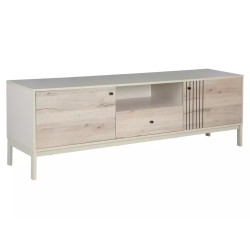 Szafka Rtv Frost RTV1 off white/dąb alpejski (58x40x180)