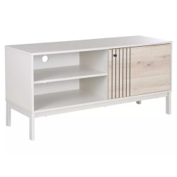 Szafka Rtv Frost RTV2 off white/dąb alpejski (58x40x120)