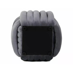 Pufa Bruni Velvet szary tap.252 (42x45)