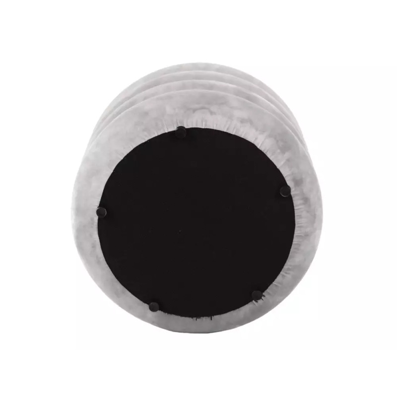 Pufa Calvi Velvet z pojemnikiem jasny beż tap.250 (46x40)