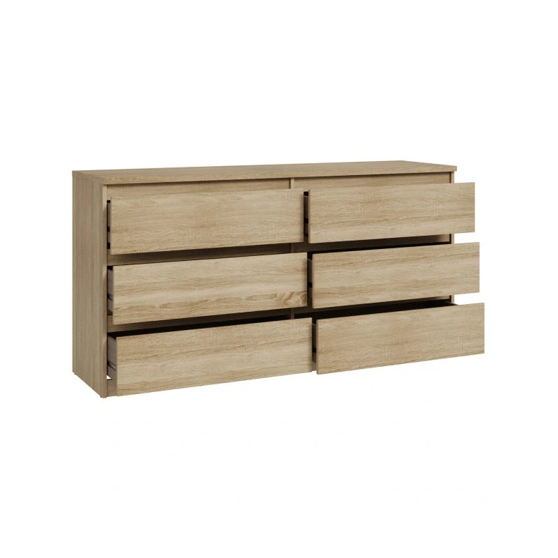 Komoda 6S Chelsea CHLK26-D30F Dąb Sonoma Meble Forte