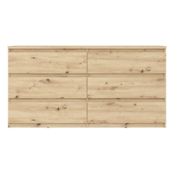 Komoda 6S Chelsea CHLK26-D78 Dąb Artisan Meble Forte