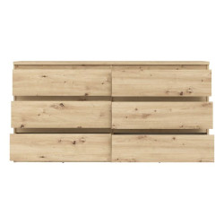 Komoda 6S Chelsea CHLK26-D78 Dąb Artisan Meble Forte