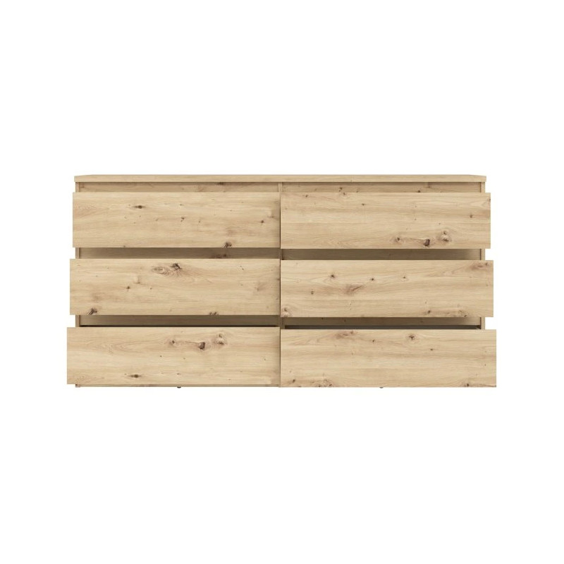 Komoda 6S Chelsea CHLK26-D78 Dąb Artisan Meble Forte
