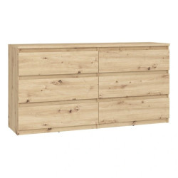 Komoda 6S Chelsea CHLK26-D78 Dąb Artisan Meble Forte